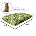 thumbnail image 2 of Sage Pet Bed, Fresh Nature Theme Wildflowers Leaves Bloom Foliage Nostalgia Vintage Abstract, Resistant Pad for Dogs and Cats Cushion with Removable Cover, 24" x 39", Green Black White, by Ambesonne, 2 of 4