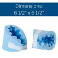 thumbnail image 4 of McKesson Elbow Protection Pads, Light Blue, One Size Fits Most, Reusable, 2 Ct, 4 of 4