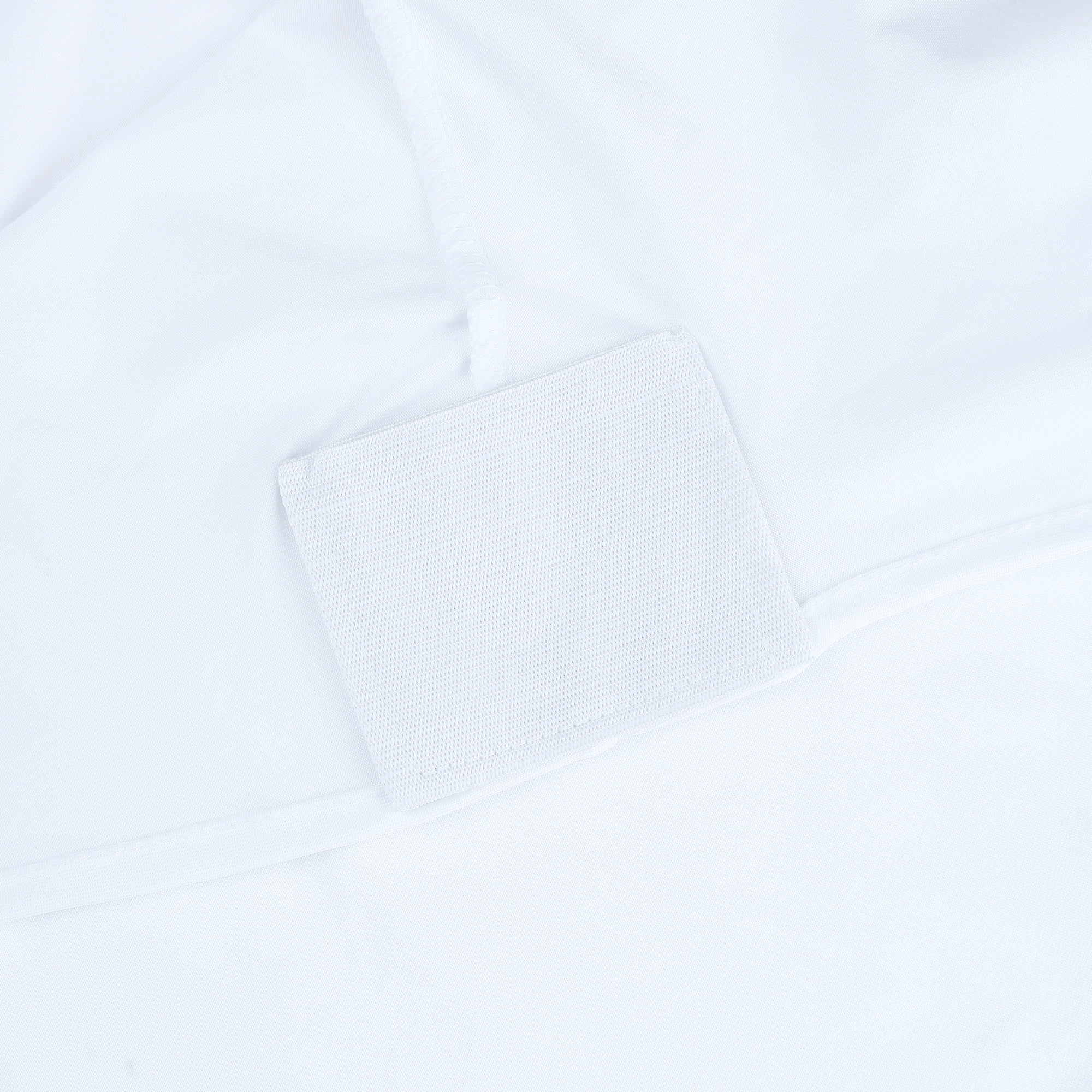 Unique Bargains Spandex Tablecloth 1 Pack Table Cover for 4 Foot Table White 4FT