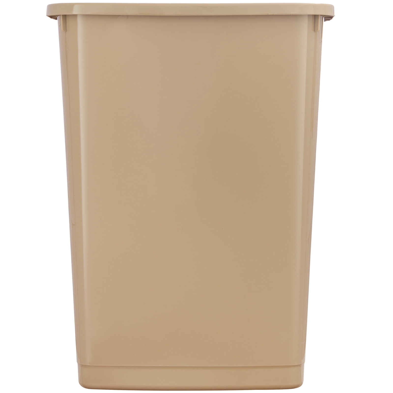 Superio Large Kitchen Trash Can 13 Gallon, 52 Qt Waste Bin for Kitchen, Garage, Indoor and Outdoor Trash Can, Beige