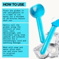 thumbnail image 2 of Masajeador facial de vidrio refrescante Pacifica Ice Roller Cryo Globes, 2 of 9