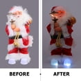 thumbnail image 3 of Juguete eléctrico musical de Papá Noel para niños, muñeco de Papá Noel, adorno navideño, decoración de Papá Noel., 3 of 5