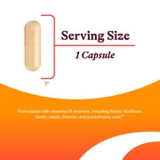 Seeking Health B Complex Plus - Vitamin B Complex Supplement with Choline & Riboflavin - Supports Brain Health, Digestion, Energy - 100 Capsules