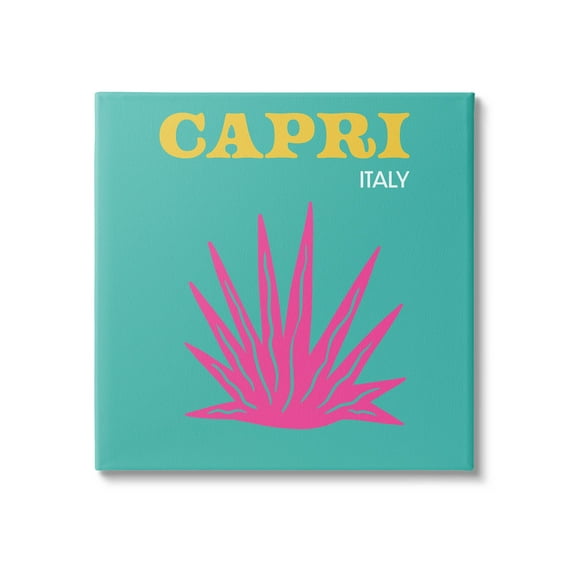 Stupell Industries Capri Modern Tropical Plant Graphic Art Gallery Wrapped Canvas Print Wall Art, Design by The Saturday Evening Post