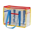 thumbnail image 1 of Bolso transparente jinwen Playa Moda PVC Organizador Hombro Azul, 1 of 7