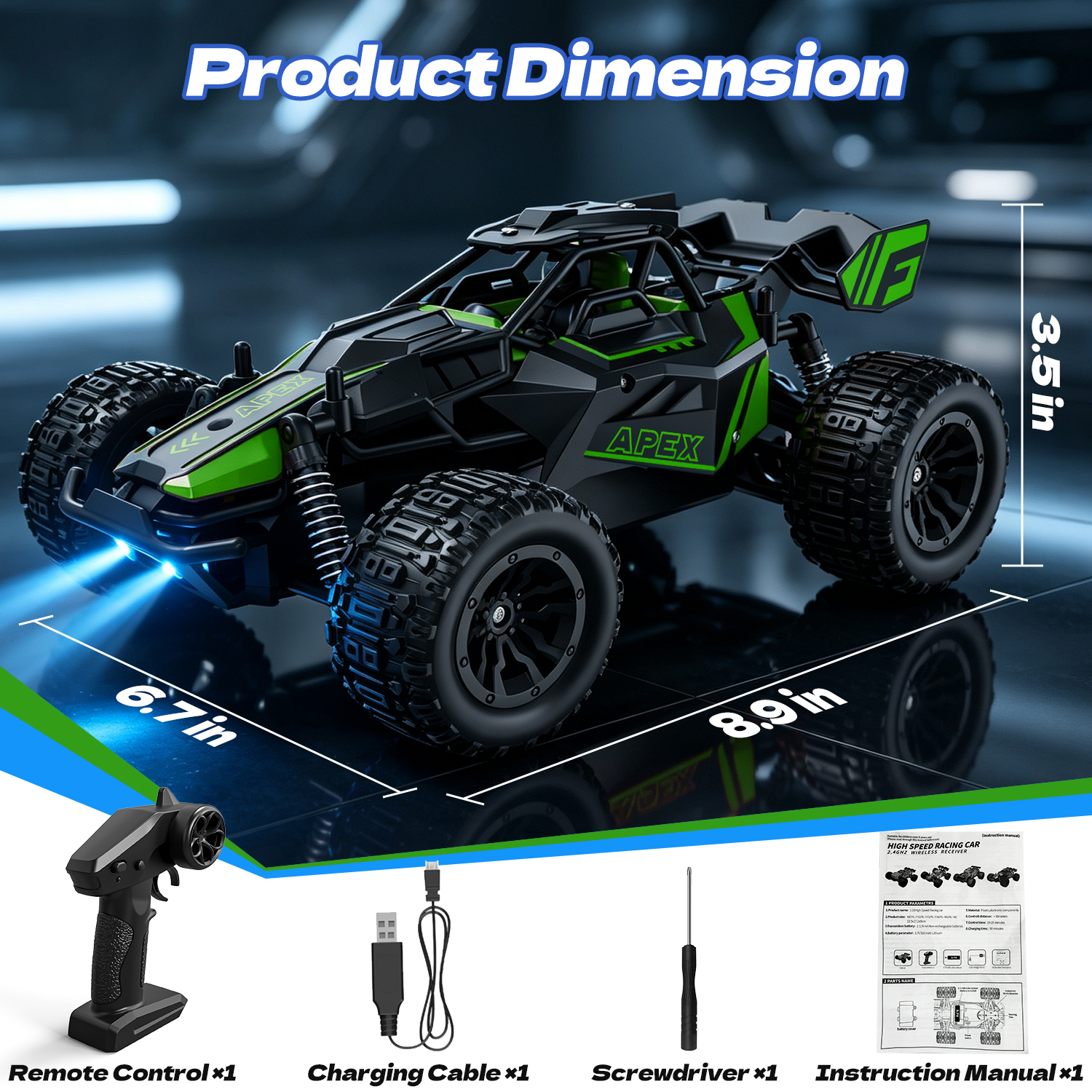 JoyStone RC Off-Road Truck with LED Lights photo 8