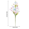 thumbnail image 2 of 3Pcs Easter Decorations Egg Picks Berry Stem Artificial Spring Floral Pick Decor for Home Vase Table Centerpieces, 2 of 9