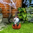thumbnail image 2 of Fall Gnome Statue Decor Thanksgiving Pumpkin Gnome Figurines Resin Tabletop Decoration for Fall Thanksgiving Indoor Outdoor Home Garden Yard Decor, 2 of 9