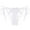 White, variant on XFLWAM Women Adjustable Sides Tie Panties Bowknot Lace Sheer Mesh G-String Thongs Underwear Hot Pink