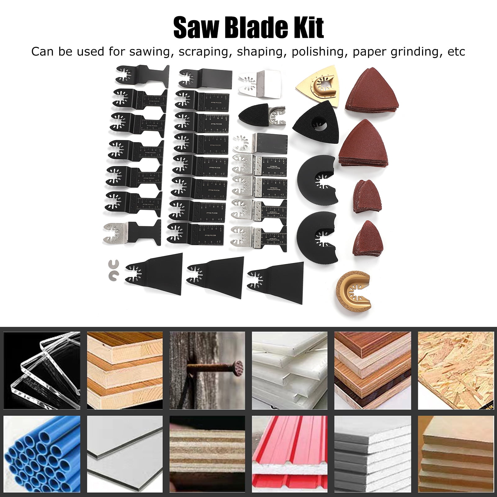 Fugacal Cikonielf 108pcs Oscillator Saw 