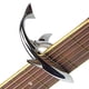 thumbnail image 4 of Cejilla de guitarra de aleación de zinc Shark Capo para guitarra acústica y eléctrica con buena sensación en la mano, sin zumbidos de trastes y duradera (plata), 4 of 5
