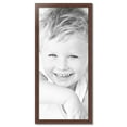 thumbnail image 2 of ArtToFrames 21" x 47" Honors Mahogany with Gold Picture Frame, 21x47 inch Brown Wood Poster Frame (WOM-5156), 2 of 7
