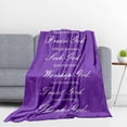 thumbnail image 3 of LHSHID Bible Verse Blanket Christian Gifts for Women Religious Gifts Healing Throw Blanket with Inspirational Thoughts and Prayers Soft Fleece Blanket Birthday Gifts for Women 50x60in, 3 of 6