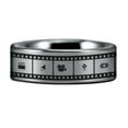 thumbnail image 5 of Tungsten Movie Lover's Ring, 5 of 6