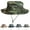 Green, variant on Joernso Benny Hat Unisex Flat-top Fasten String Camouflage Print Fisherman Hat Jungle Headwear