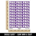 thumbnail image 2 of Fail Bold Text Test Inspection Sticker Set - Purple - Gloss Finish - 1.75" Medium, 2 of 7