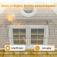 thumbnail image 5 of Guansu Exterior Window Awning, Solid PC Endurance Panel with Steel Frame, UPF 50+, Easy Instal, 5 of 6