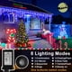 thumbnail image 2 of Guirnalda de luces Heceltt para exteriores, 50 m, 1600, LED, azul, resistente al agua, 2 of 6