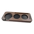 thumbnail image 5 of Espresso Tamper Stand, Coffee Tamper Holder, 3 Hole Anti Slip Storage, Multipurpose Portafilters Tamper Distributor Holder for Cafe, Kitchen 58mm walnut, 5 of 9