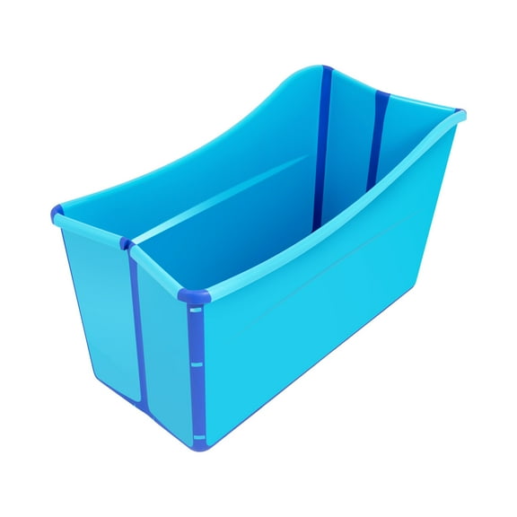Portable Folding Bathtub Adult Kid Spa Sauna Soaking Bath Tub Rectangle Bucket Water Tub