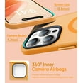 thumbnail image 4 of Magnetic for iPhone 13 Pro Max Case [Compatible with MagSafe] [10FT Military Grade Drop Tested] Slim Translucent Matte Case for iPhone 13 Pro Max Phone Case, Orange (6.7"), 4 of 12