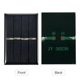thumbnail image 4 of Riwcyla 2PCS 0.28W 2V Solar Panel Polycrystalline Silicon Small Solar Cell DIY Waterproof Camping Portable Power Solar Panel Compatible for Fan Pump, 4 of 6