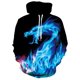 thumbnail image 3 of Nueva sudadera con capucha unisex estampada con estampado novedoso en 3D, sudadera con capucha y bolsillo, ropa de calle holgada y cómoda, 3 of 5