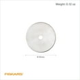 thumbnail image 3 of Fiskars 45mm Titanium Rotary Blade 2-Pack, 3.75" Width, 3 of 5