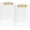 Gold, variant on 2 Pack Clear Acrylic Office Clipboard A4 Letter Size 8.6" x 12.2" (Gold)