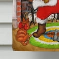 thumbnail image 4 of Carolines Treasures PJH3020CHF Santa Claus Let Me Check My List Flag Canvas House Size  Large multicolor, 4 of 4