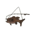 thumbnail image 2 of Zeckos Rustic Finish Largemouth Bass Metal Wall Hanging, 2 of 3