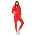 thumbnail image 3 of White Mark Women's 2 Piece Velour Tracksuit Set, 3 of 5
