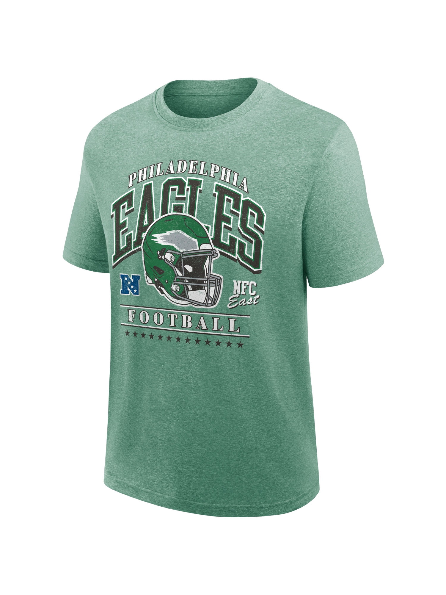 NFL Philadelphia Eagles Men's Synthetic Green Heather Short Sleeve T-Shirt