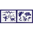 thumbnail image 1 of Jungle Animals -2 Piece Stencil Set 14 Mil 8" X 10" Painting /Crafts/ Templates, 1 of 5