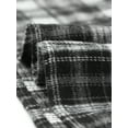 thumbnail image 5 of Unique Bargains Women's Plus Size Velvet A Line Knee Length Plaid Print Flare Skirt, 5 of 6