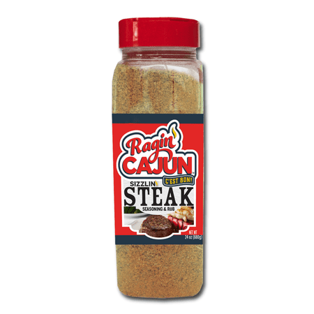 Ragin' Cajun Sizzlin' Steak Seasoning 24oz