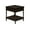 Brown, variant on Dtwnek 2 Tier End Table Side Table with 1 Drawer and Bottom Shelf, Square Top Nightstand for Bedroom, Living Room, Brown