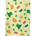 thumbnail image 2 of GZHJMY St. Patrick's Day Hats Clover Tablecloth, Rectangle Waterproof Washable Polyester Table Cover for Picnic Dinner Holiday Party Decor, 60 x 108 Inch, 2 of 7