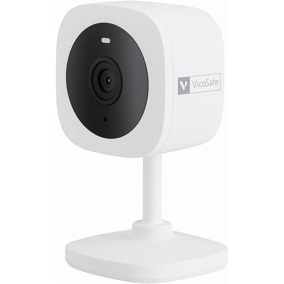 VicoHome CK1 Indoor Security Camera, 2K WiFi Pet & Baby Monitor, AI Motion Detection, Night Vision, Two-Way Audio, Alexa Compatible