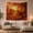 Country Harvest, variant on Picturesque Dominated Tree with Side Thick Textured Trunk, Mystical Fantasy for Space Lovers, Galaxy Room Decor, Mother'S Day Gift, Tapestry Wall Hanging for Bedroom and Dorm