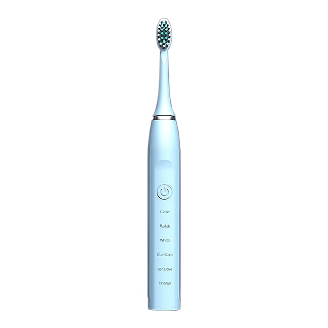 5 Modes Ipx7 Waterproof Electric Toothbrush Set with 8 Replacement Heads Travel Case Usb Rechargeable Adult Sonic Toothbrush