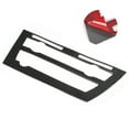 thumbnail image 4 of Decoración interior embellecedora de marco de panel de CD de fibra de carbono compatible con X5 X6 F15 F16 2014-2017 LHD RHD, 4 of 12