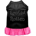 thumbnail image 5 of Spoiled Rotten Rhinestone Dress Black with Bright Pink XXL (18), 5 of 5