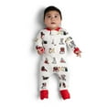 thumbnail image 6 of M+A by Monica + Andy Gender Neutral Baby Christmas Organic Cotton One Piece Pajamas and Bib Set, 2-Piece, Sizes 0M-24M, 6 of 7