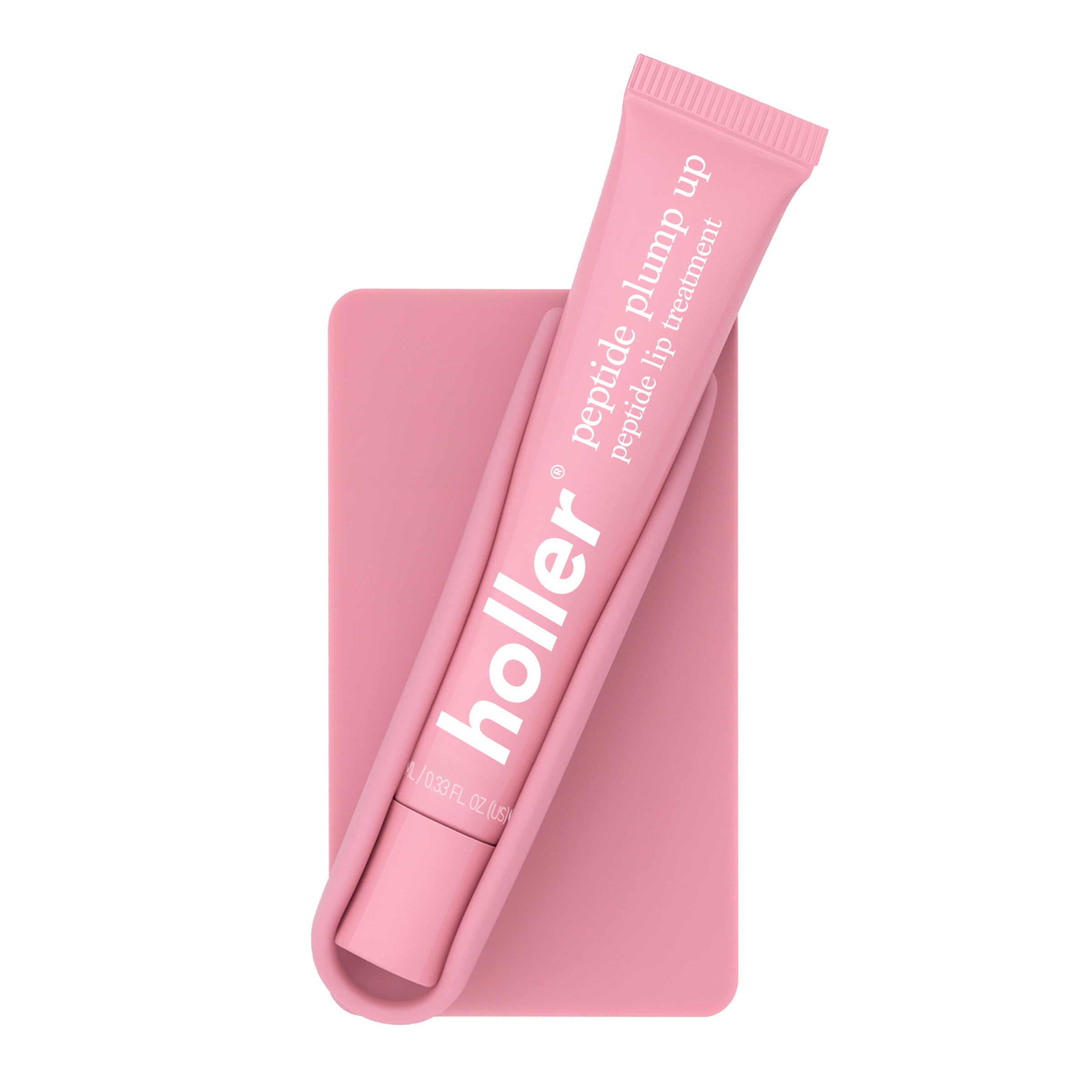 Holler Call Me Iconic Peptide Lip Gloss Treatment Set with Phone Holder, 2 Piece Set