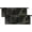 Black Gold, variant on 2 Pack Valances Window Treatments Grey and Black Geometry Abstract Modern Art Blackout Drapes Adjustable Curtain Valances for Windows Living Room Kitchen Over Sink 18x52 Rod Pocket Valances