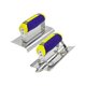 thumbnail image 1 of Stainless Steel Concrete Hand Edger And Groover Tools Set Plaster Stucco Cement Finishing Kit, 1 of 5