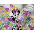 thumbnail image 3 of Minnie Mouse Flower Child Kids 2-Piece Twin/Full Reversible Comforter and Sham Bedding Set, Microfiber, Pink, Disney, 3 of 5