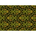 thumbnail image 1 of Ahgly Tapis Rectangulaire Lavable en Machine Intérieur Transitionnel Jaune Foncé Vert, 2 Pieds x 4 Pieds, 1 of 7