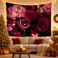 thumbnail image 3 of Opulent Still Life With Open Heart Shaped Jewelry, Mystical Fantasy for Space Lovers, Galaxy Room Decor, Valentine's Day Gift, Tapestry Wall Hanging for Bedroom and Dorm, 3 of 7
